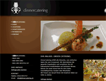 Tablet Screenshot of dinnercatering.ch